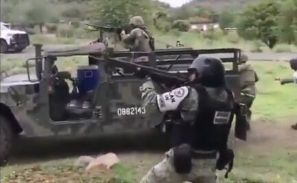 Guardia Nacional y Ejército se enfrentan a grupo criminal en Michoacán; hay 5 muertos