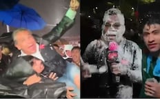 ¡Los mandaron a volar! Periodistas terminan por los aires en plena transmisión tras el triunfo del Tri; video se vuelve viral