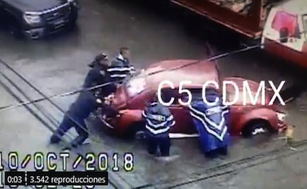 Se registran anegaciones por lluvias en Azcapotzalco y GAM