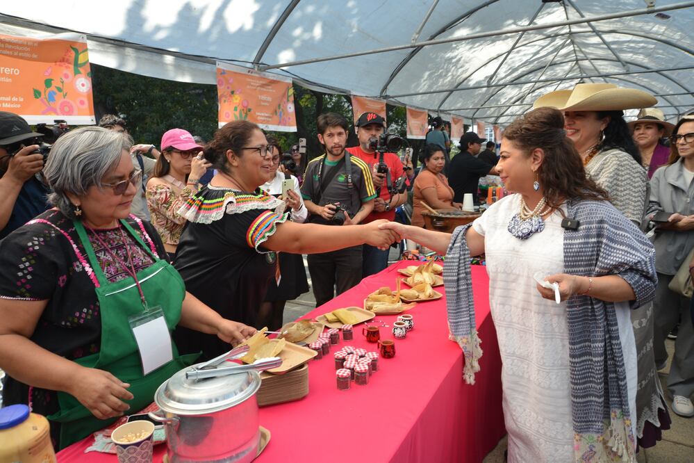 Clara Brugada inauguró este viernes la primera edición de la Feria del Tamal de la CDMX.