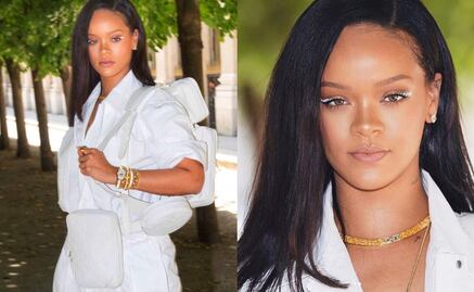 El total white de Rihanna es la apuesta correcta para el verano