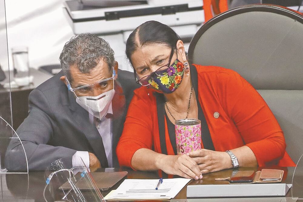 La plantillade Dulce María Sauri no alcanzó la mayoría calificada para estar al frente de la Mesa Directiva: Foto: Diego Simón Sánchez. El Universal