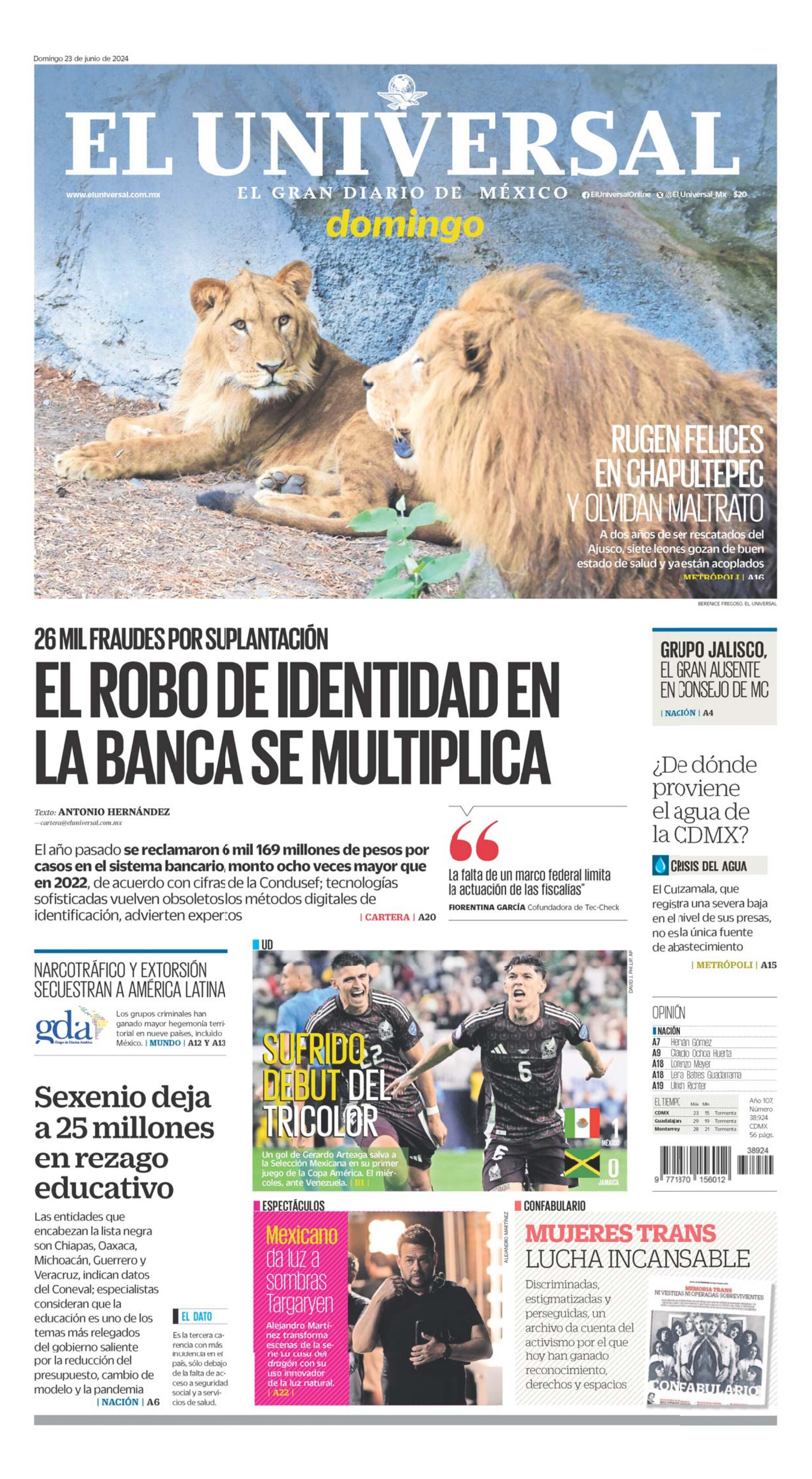 Portada impresa