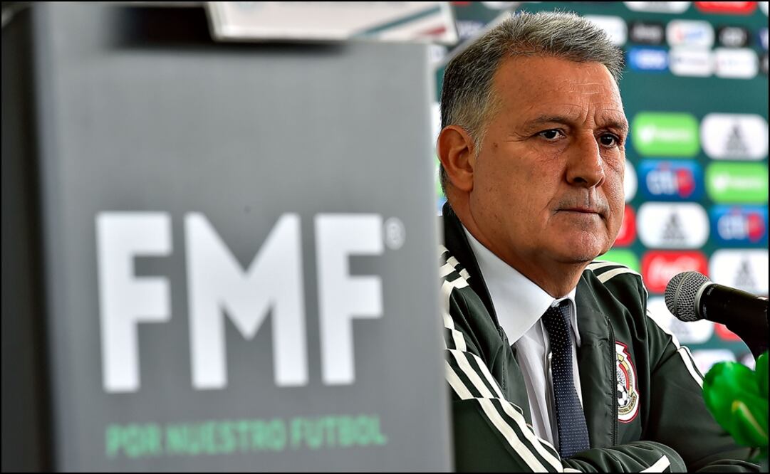 Gerardo Martino en su presentación como nuevo técnico de la Selección Mexicana. Foto: Imago7
