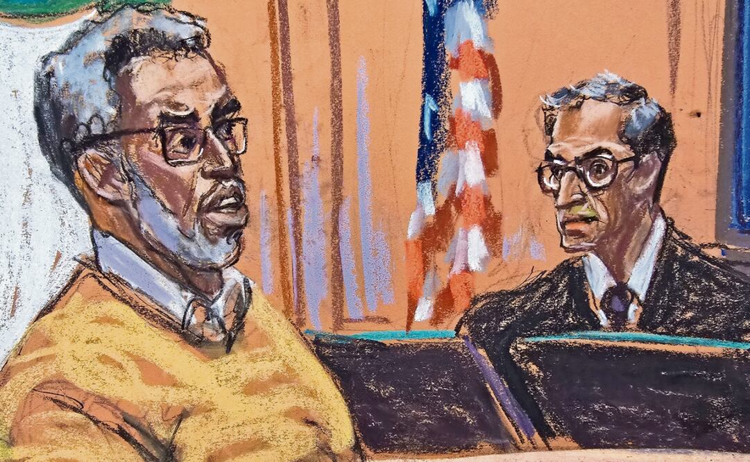 La fiscalía lo acusó de arrogante y el impartidor de justicia le recordó a Diddy que sus recursos económicos fueron clave para cometer los delitos: “Tu moneda era satisfacer tus deseos”. Fotos: EFE, AP y AFP