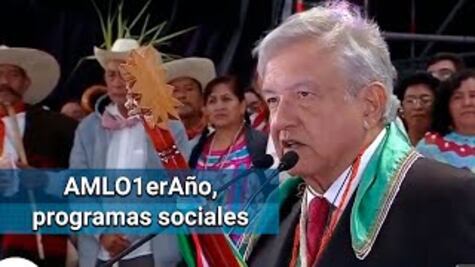 AMLO1erAño. Lo que dijo y lo que ha pasado: Programa sociales