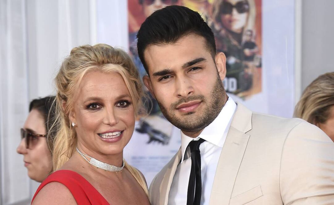 Britney Spears y su esposo Sam Asghari, Archivo AP. 