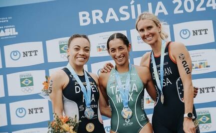La mexicana Rosa María Tapia gana medalla de oro en la Copa del Mundo de Triatlón