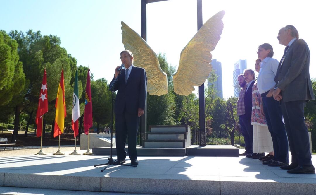 Cuauhtémoc Cárdenas en Madrid. Foto: Especial