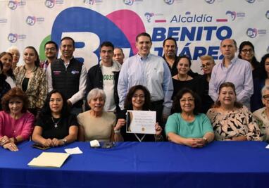 Alcalde de Benito Juárez se compromete a continuar realizando mejoras del espacio público; suma esfuerzos con vecinos