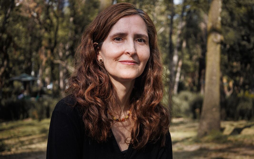 Iliana Olmedo, escritora, quien hace el epílogo de la novela "Juan Caballero", de Luisa Carnés.
Foto: EL UNIVERSAL / Yaretzy M. Osnaya