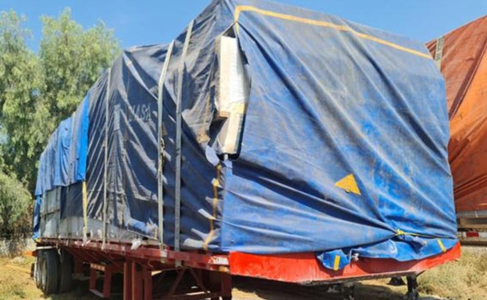 Todo el material quedó bajo resguardo de las autoridades de seguridad, que ya realizan las investigaciones (04/12/2025). Foto: Especial