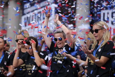 Megan Rapinoe, capitana de Estados Unidos, se roba el show con fuerte discurso