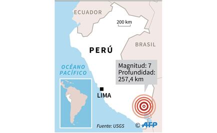 Sismo de magnitud 7 sacude a Perú