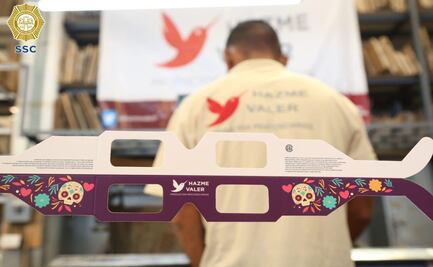 Personas privadas de la libertad crean visores para observar el eclipse solar bajo la marca “Hazme Valer”