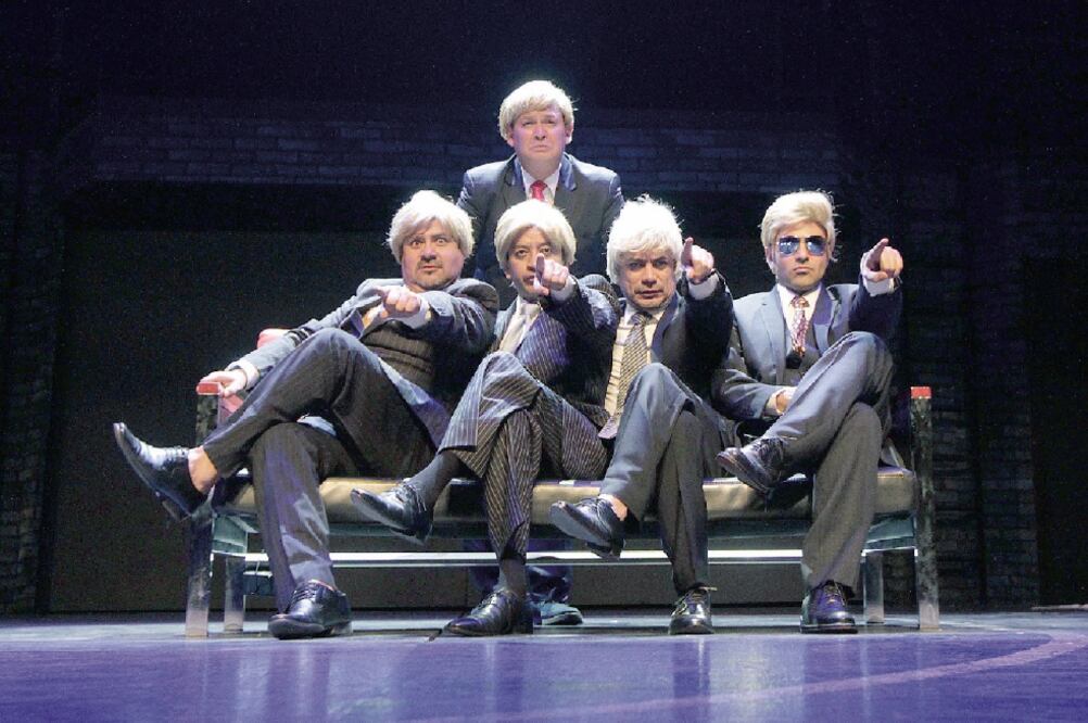 Un espectáculo irreverente y sarcástico, en escena (CARLOS MEJÍA. EL UNIVERSAL)