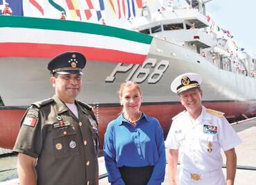 Homenajean a Tabasco con buque de Semar