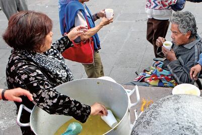 Comida que da amor y confianza a los pobres 