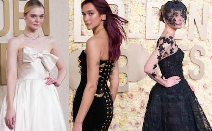 Desde Elle Fanning hasta Dua Lipa, las estrellas que desfilaron en la alfombra roja de los Globos de Oro