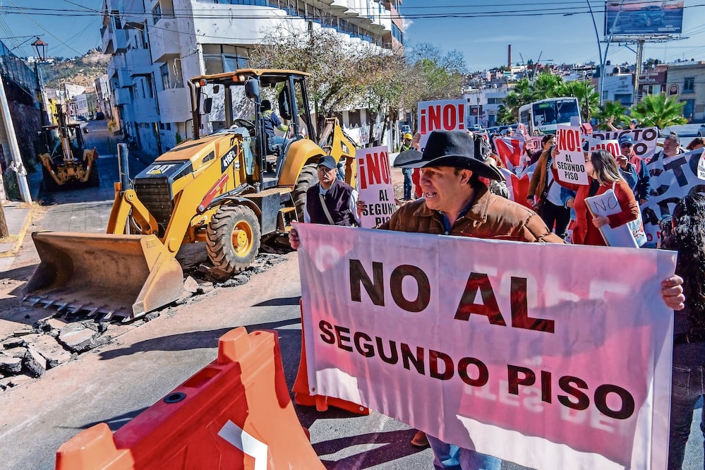 Vecinos, comerciantes y defensores del patrimonio de Zacatecas interpusieron varios juicios de amparo contra la construcción del viaducto elevado que ponía en riesgo su inscripción de Patrimonio de la Humanidad. Foto: Archivo/ EL UNIVERSAL
