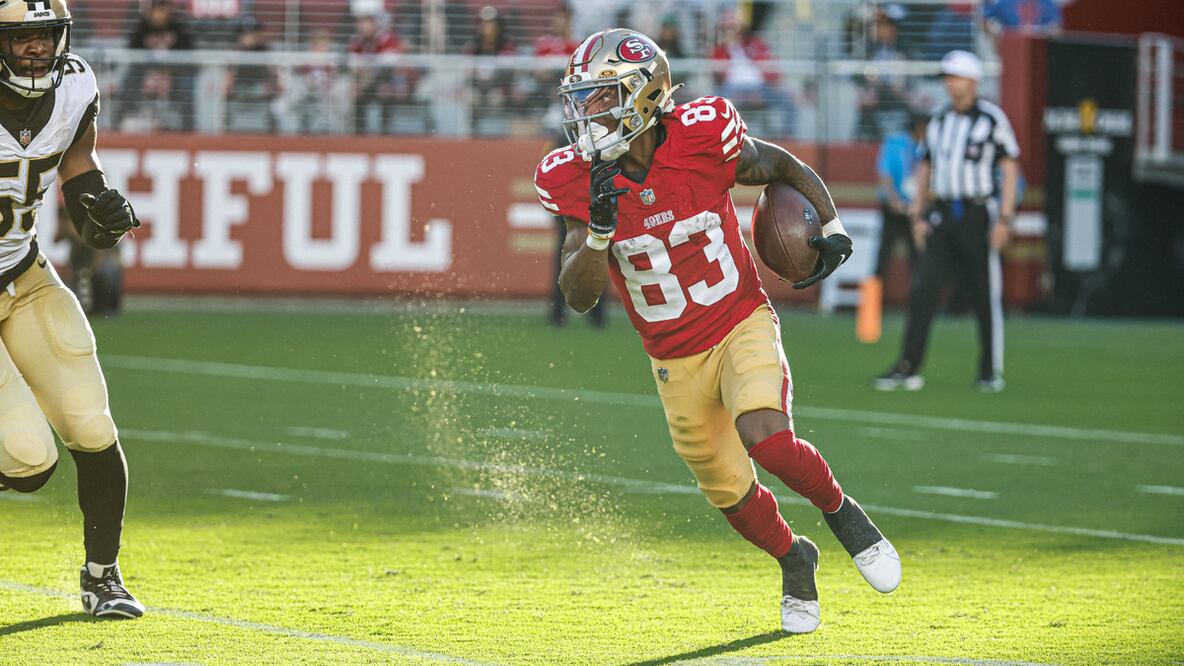 Jacob Cowing con los 49ers de San Francisco / Foto: Cortesía 49ers de San Francisco