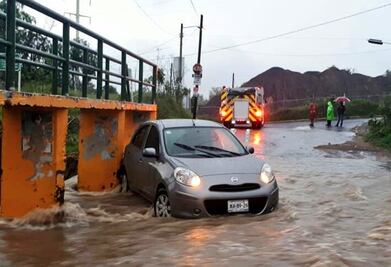 Lluvia vuelve a causar inundaciones en Guadalajara