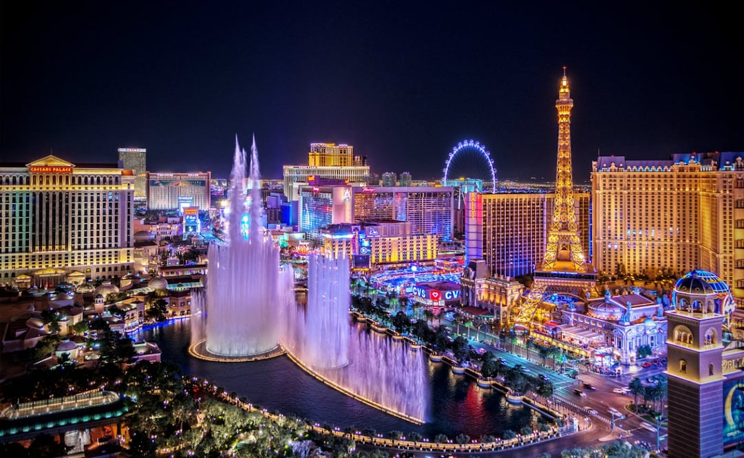 Las Vegas es uno de los destinos que puedes conocer a través de la plataforma de streaming. Foto: iStock