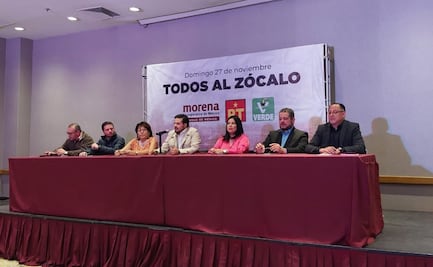Morena, PT y PVEM movilizarán a 130 mil personas para la marcha de AMLO 
