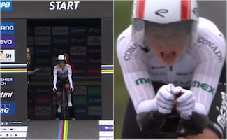 La mexicana Romina Hinojosa destaca en la contrarreloj femenina del Mundial de Ruta