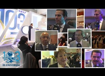 Felicitan a EL UNIVERSAL por sus 103 años