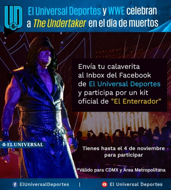 El Universal Deportes y WWE celebran a The Undertaker en el Día de Muertos
