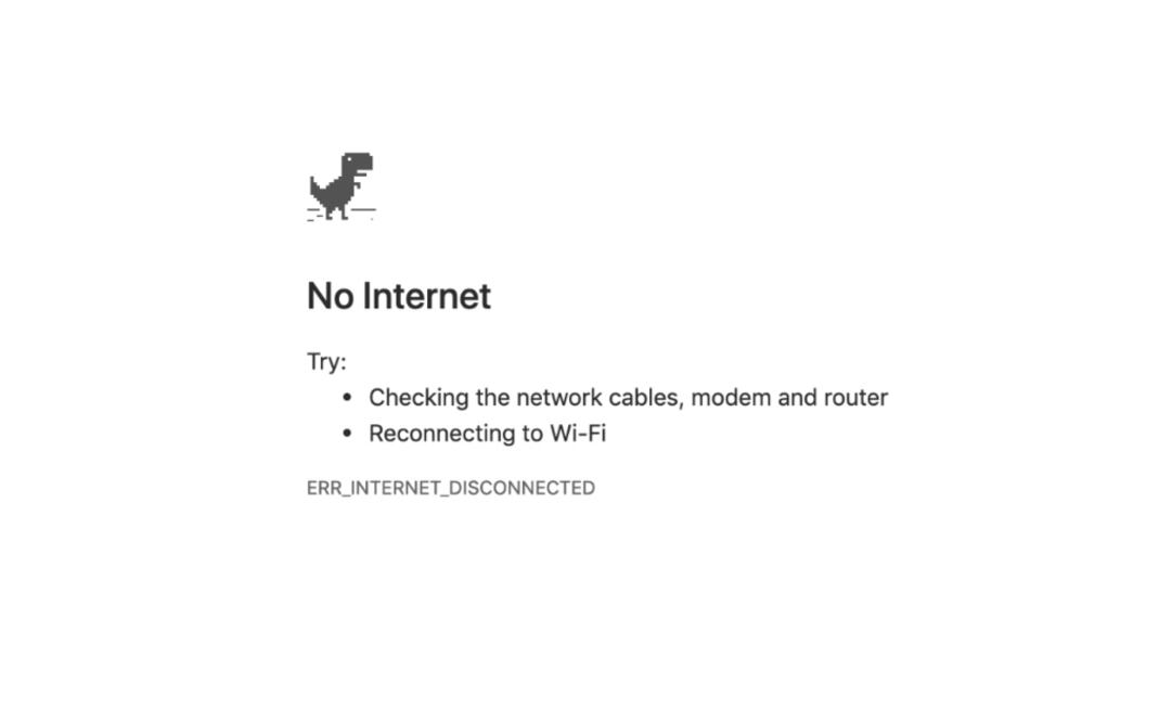Aprovecha el tiempo sin conexión para divertirte con T-Rex./CHROME