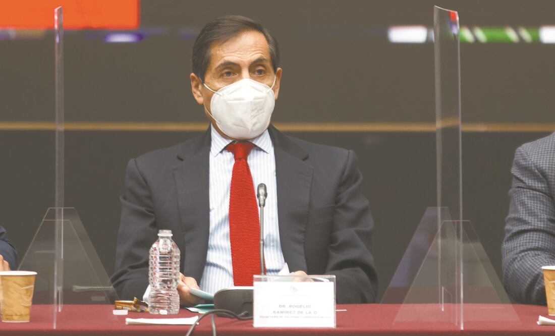 Rogelio Ramírez de la O dijo que con el plan de vacunación se mantendrá la recuperación y mejorará el pronóstico de 2022. Foto: Germán Espinosa. EL UNIVERSAL