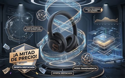 Amazon México remata audífonos inalámbricos de diadema SoundPEATS Space a mitad de precio; conoce sus características