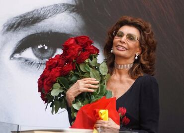 Sophia Loren cumple 85 años trabajando en una película