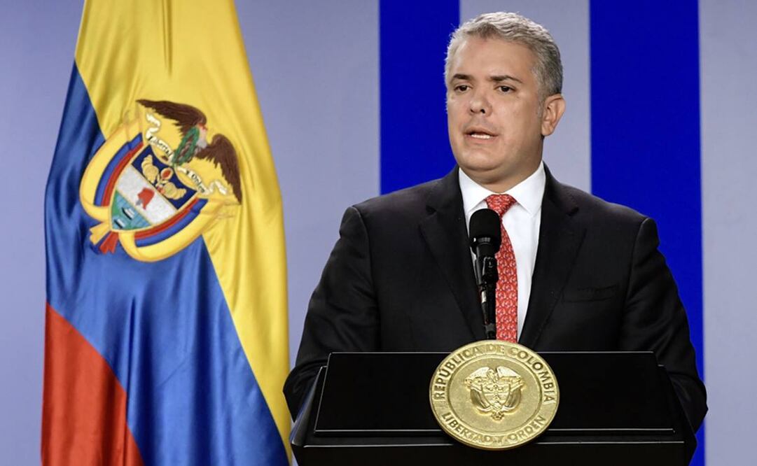 Iván Duque, presidente de Colombia. Foto: EFE