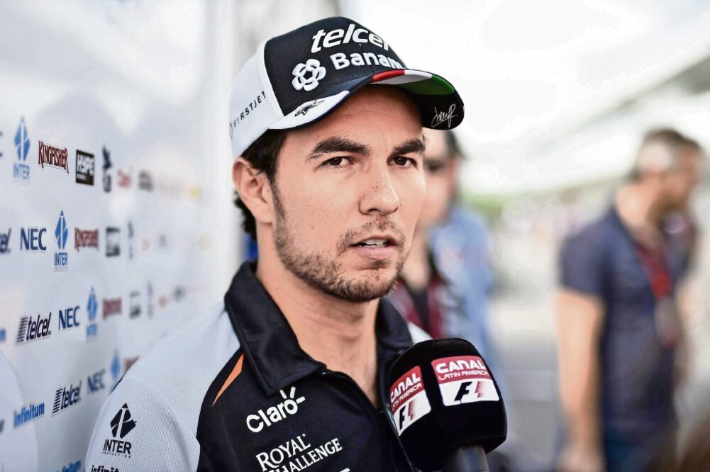 Hace días el tapatío renovó con Force India por un año más (FRANCK ROBICHON. EFE)