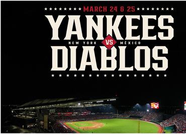 Tres cadenas de televisión transmitirán los juegos entre Diablos y Yankees