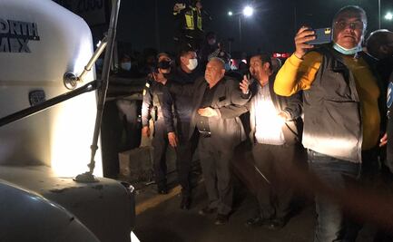 ”¡Ya déjennos pasar!”: así pedían automovilistas retirar bloqueo de Periférico Norte