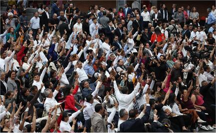Morena y aliados aprueban sede alterna al Senado en caso de ser necesario para reforma judicial 