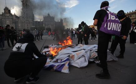 Así fue la marcha feminista del 25N en la CDMX minuto por minuto 