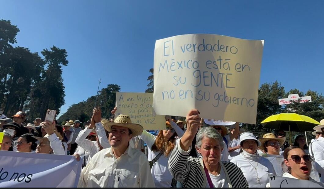 Marcha por la paz en Toluca. Foto: Claudia Rodríguez /EL UNIVERSAL