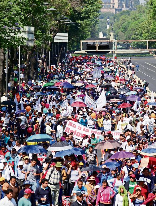 Marcha del día del trabajo (ARCHIVO EL UNIVERSAL)