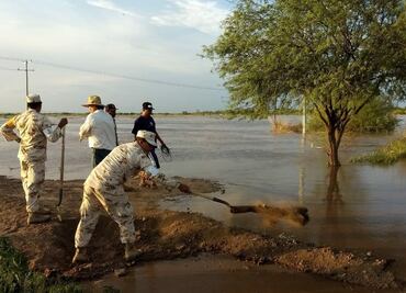 Gobierno de Sonora atiende emergencia por lluvias en Guaymas y Empalme