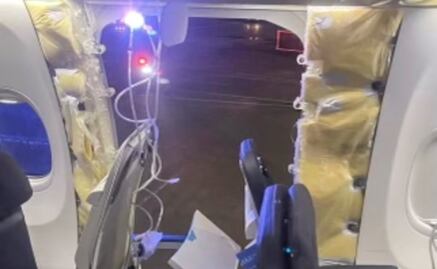 VIDEO. Silbido, una camisa succionada y máscaras de oxígeno: así fue el accidente del Boeing de Alaska Airlines