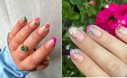 Diseños de uñas con flores para recibir la primavera 2024
