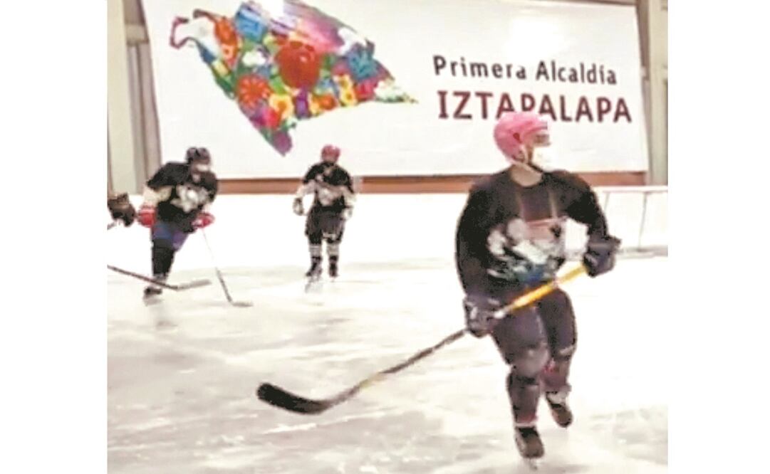 En la pista se podrá practicar hockey y patinaje artístico. Foto: Tomada de video