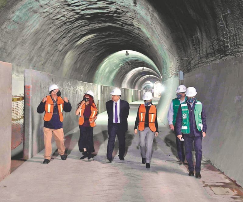 El Presidente ha recorrido en varias ocasiones los trabajos de la ampliación de la Línea 12 del Metro. Foto: ESPECIAL