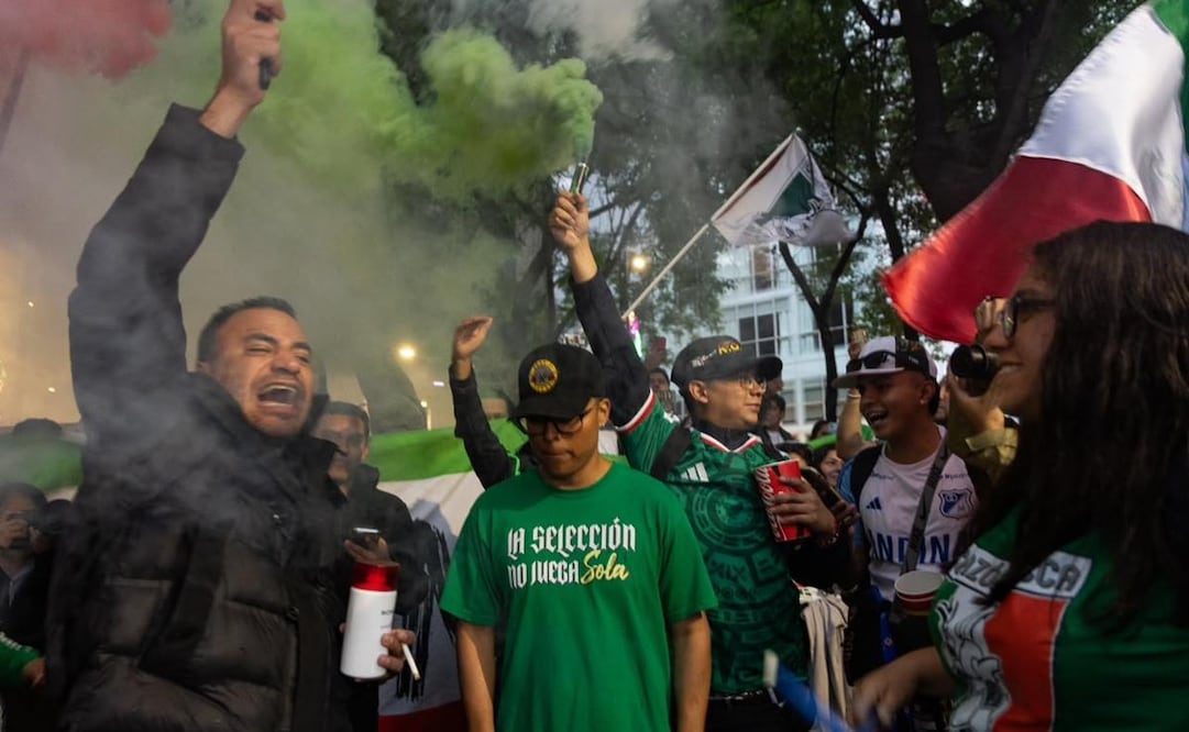 Banderazo aficionados de la Selección Mexicana / Foto: Hugo Salvador-EL UNIVERSAL