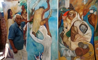 Muere el muralista Melchor Peredo a los 99 años; luto en la comunidad cultural en Xalapa